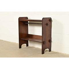Limbert Style Antique Mission Oak Arts & Crafts Book Trough, Newly Refinished