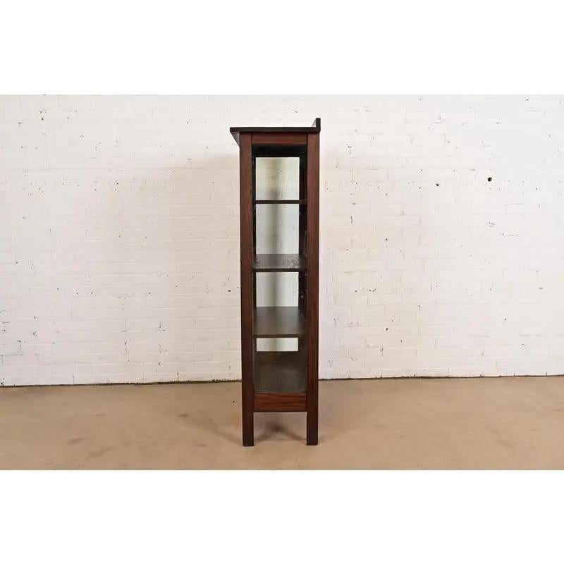 Mobile libreria in stile Limbert, Mission Arts & Crafts, Circa 1900 in vendita 3