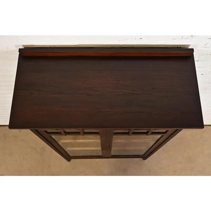 Mobile libreria in stile Limbert, Mission Arts & Crafts, Circa 1900 in vendita 2