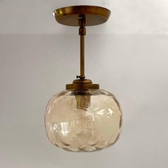 Limburg Amber Glass Pendant Light