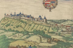 Limburg Cityscape 1580: Historical Copper Engraving by Braun and Hogenberg