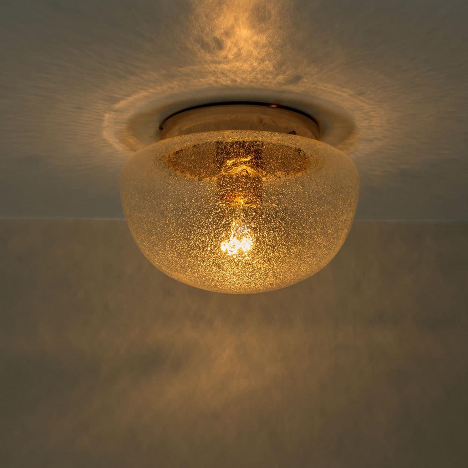 Allemand Applique ou lampe encastrée Limburg en forme de champignon, 1970 en vente