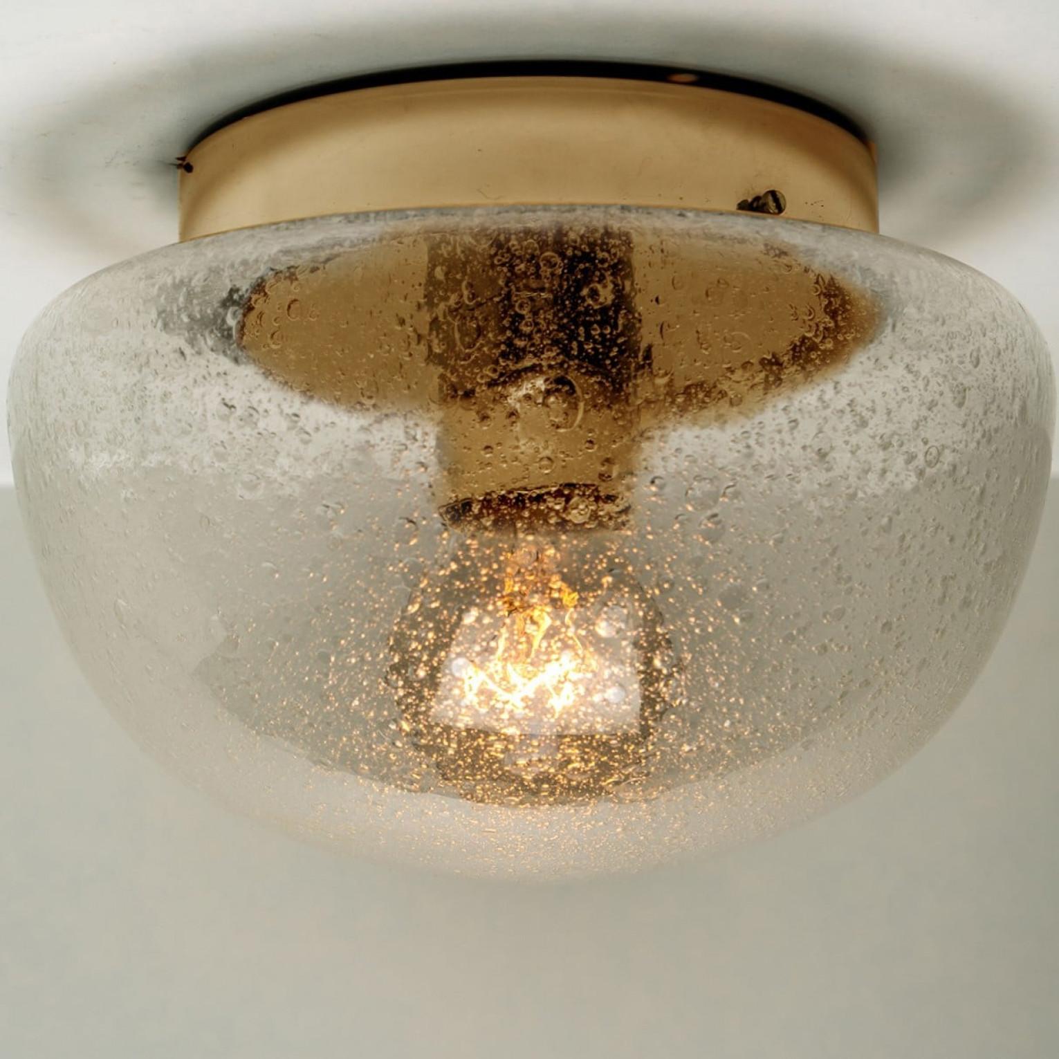 Applique ou lampe encastrée Limburg en forme de champignon, 1970 Bon état - En vente à Rijssen, NL