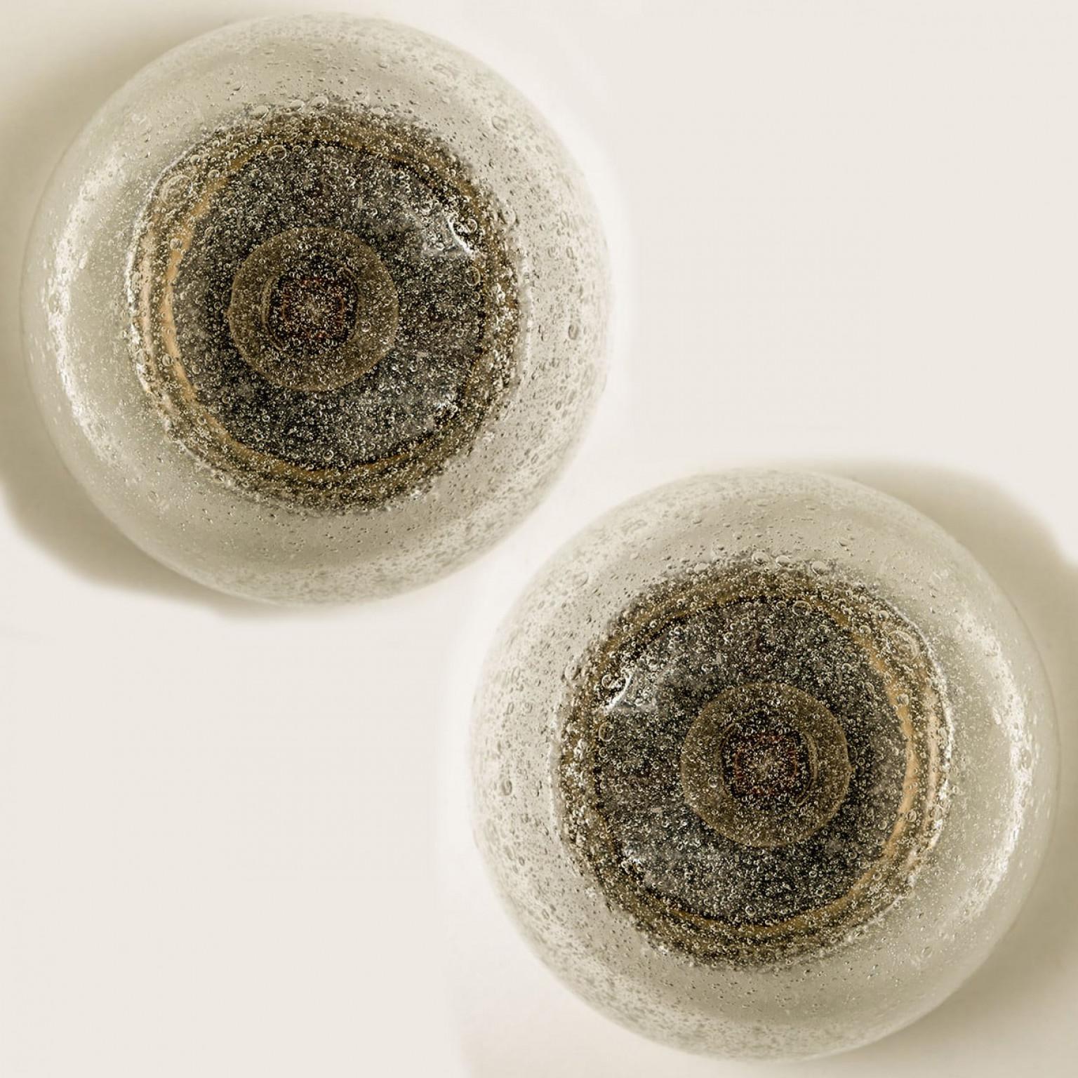 Laiton Applique ou lampe encastrée Limburg en forme de champignon, 1970 en vente