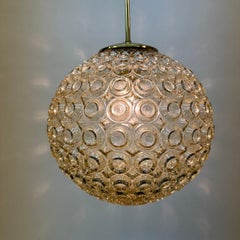 Limburg Glashütte bubble glass pendant light , 1970’s