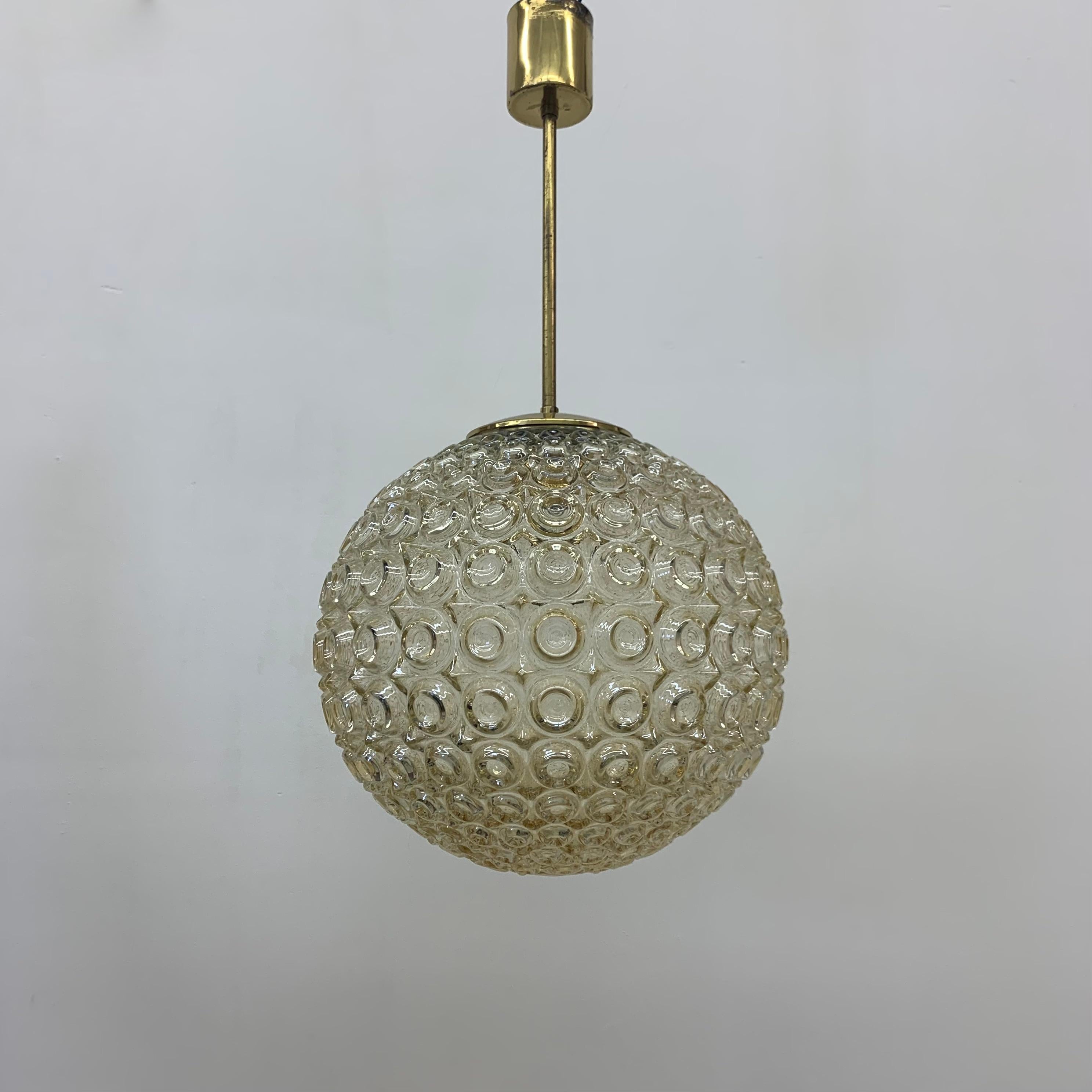 Limburg Glashutte Bubble Hanging Lamp, 1970s For Sale 1