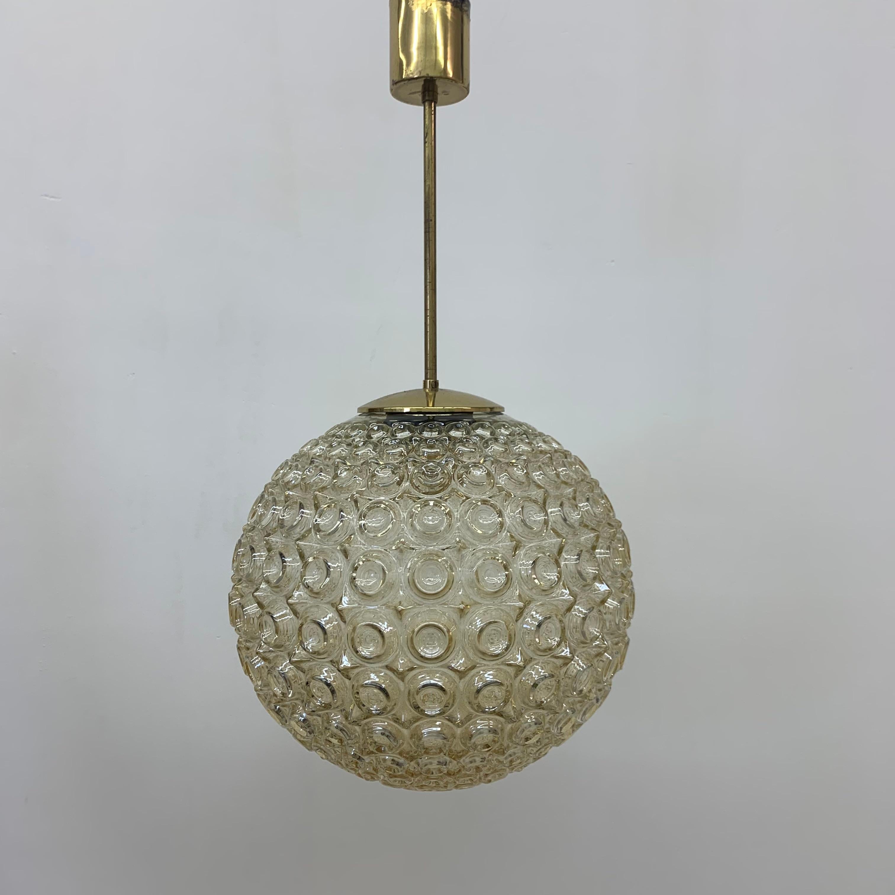 Limburg Glashutte Bubble Hanging Lamp, 1970s For Sale 1