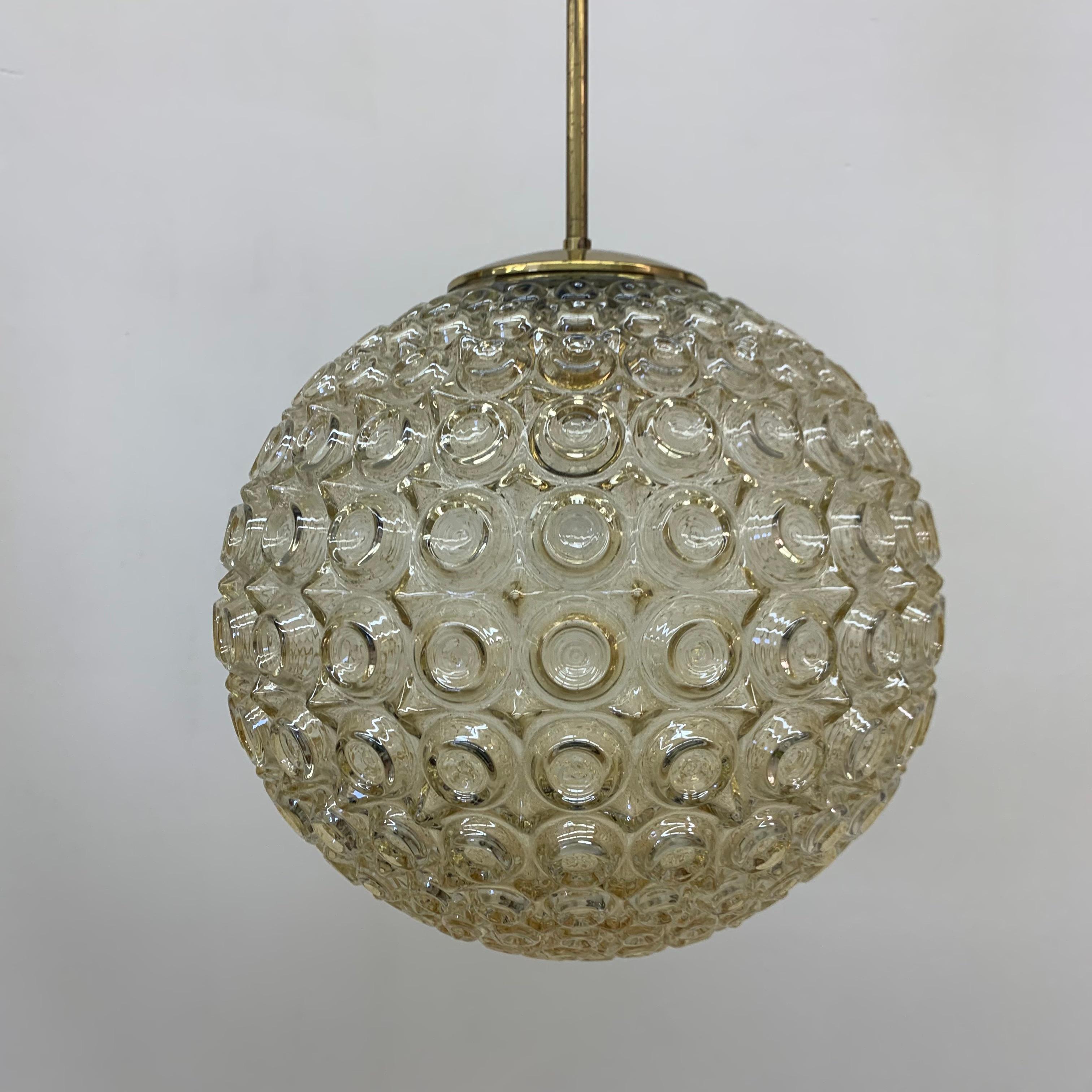 Limburg Glashutte Bubble Hanging Lamp, 1970s For Sale 2