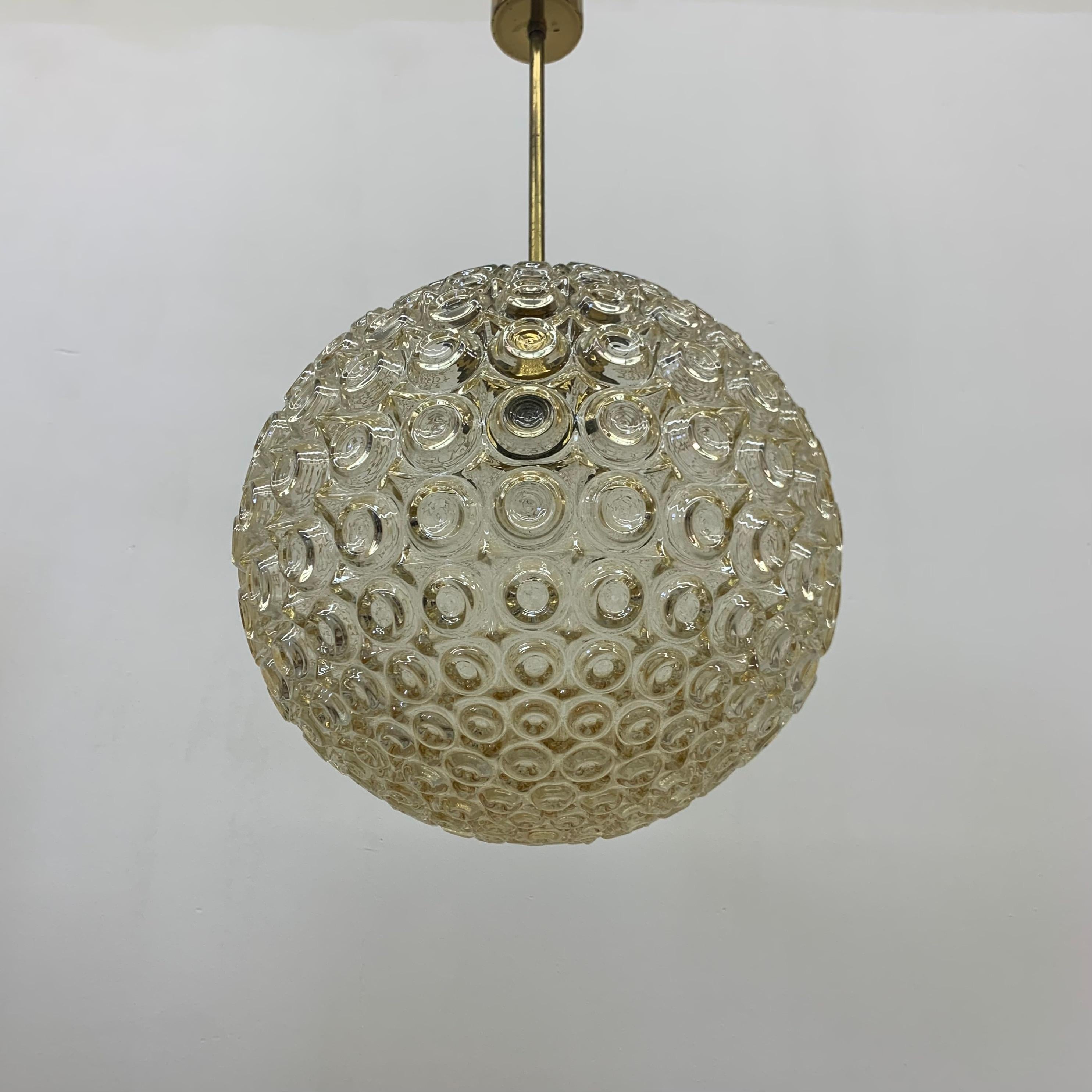 Limburg Glashutte Bubble Hanging Lamp, 1970s For Sale 9