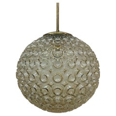Limburg Glashutte Bubble Hanging Lamp, 1970s