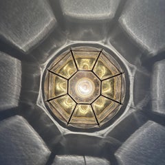 Limburg Glashütte ceiling lamp , 1970s