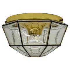 Limburg Glashütte ceiling lamp , 1970s