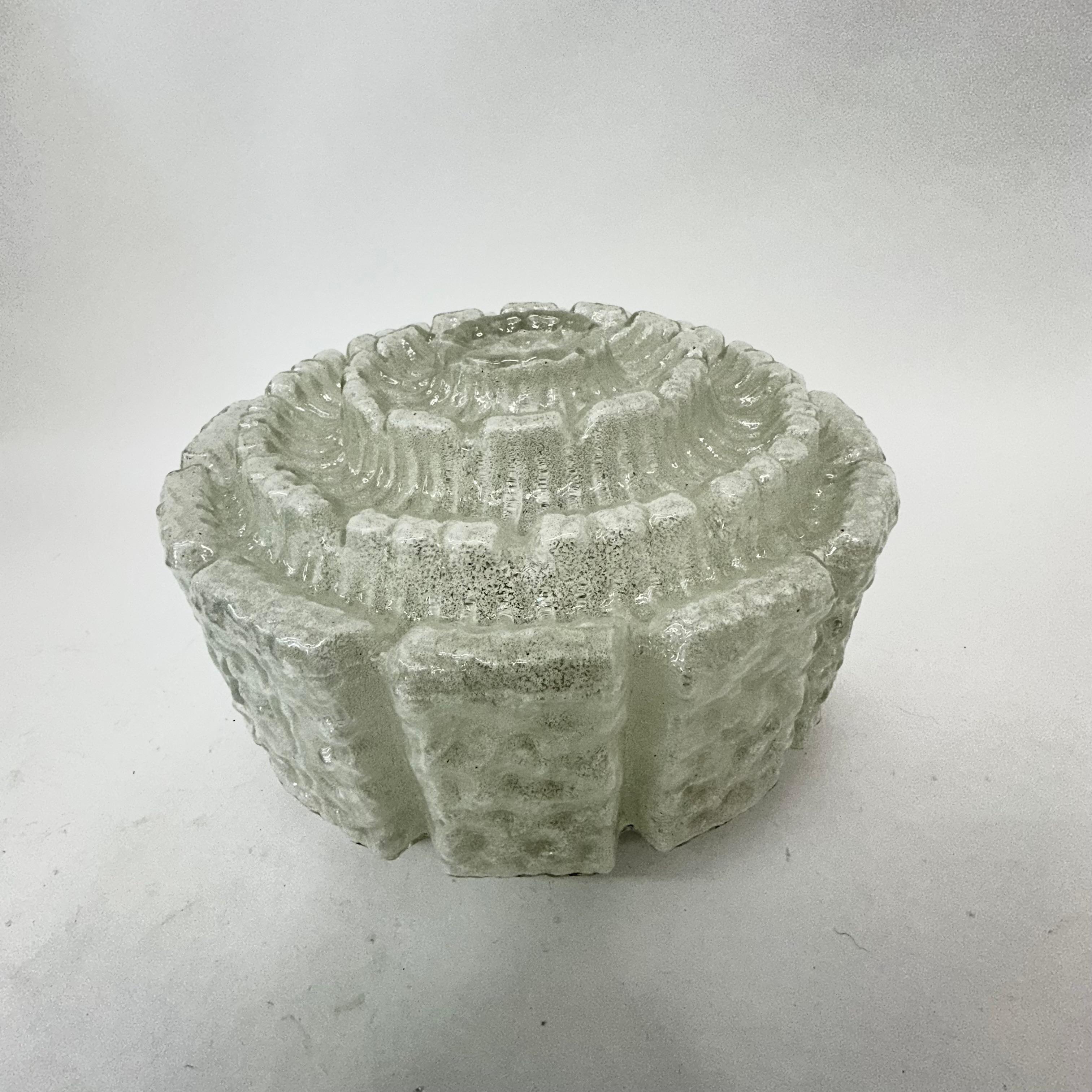 Limburg glashütte flush mount ceiling lamp , 1970s For Sale 10