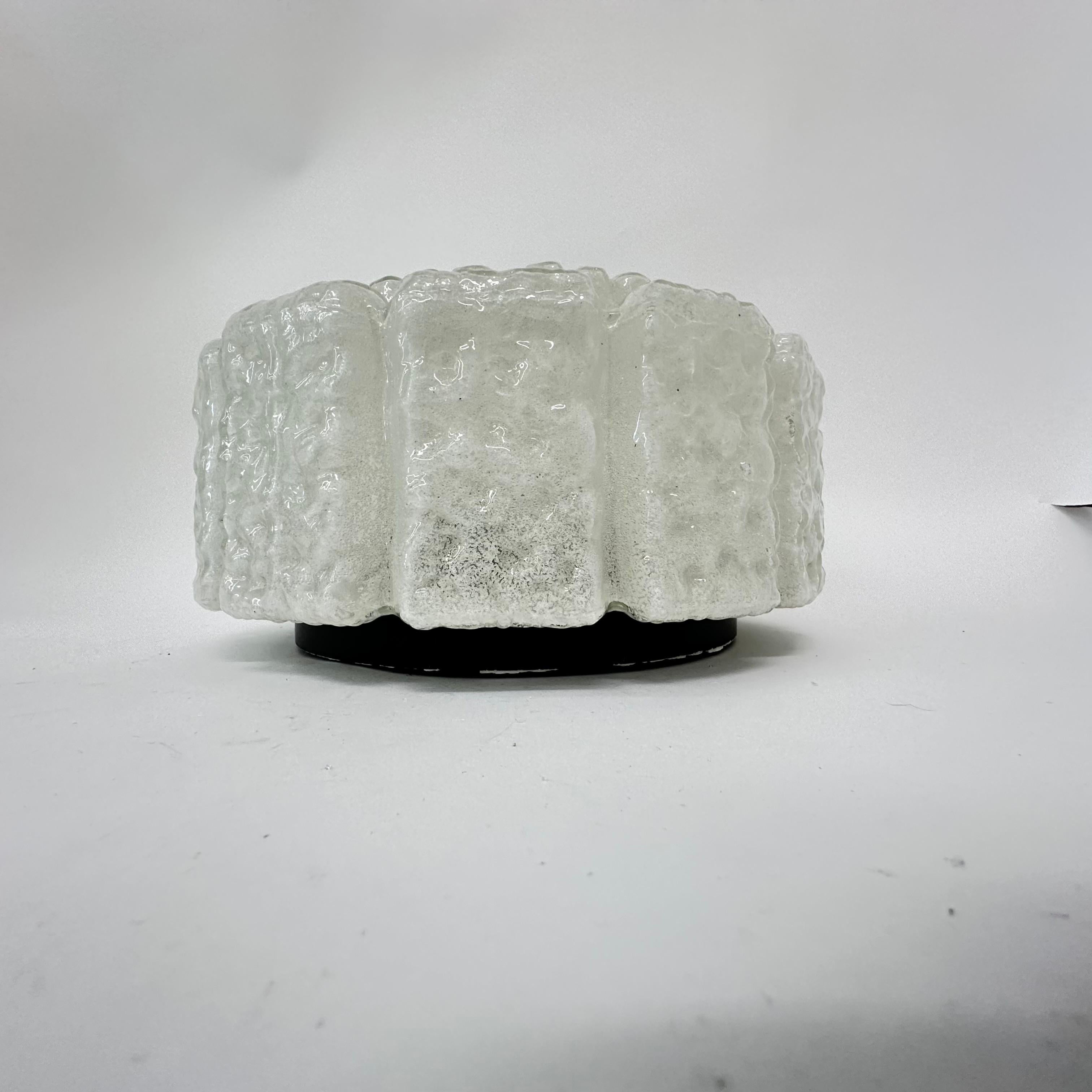 Limburg glashütte flush mount ceiling lamp , 1970s For Sale 12