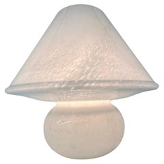 Used Limburg Glashütte glass table lamp mushroom , 1970’s