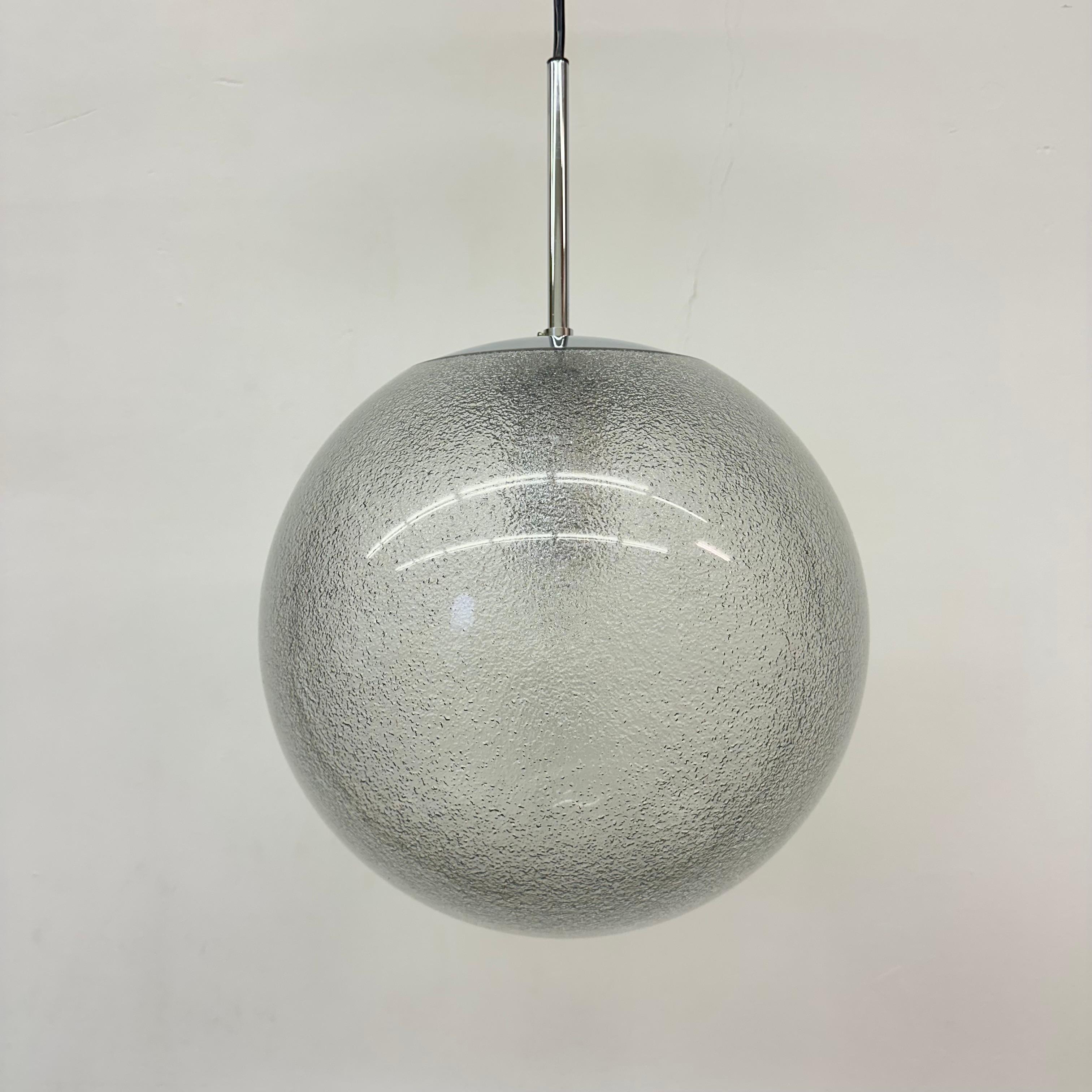 Lampada a sospensione Glashütte Limburg , anni '70 in vendita 7