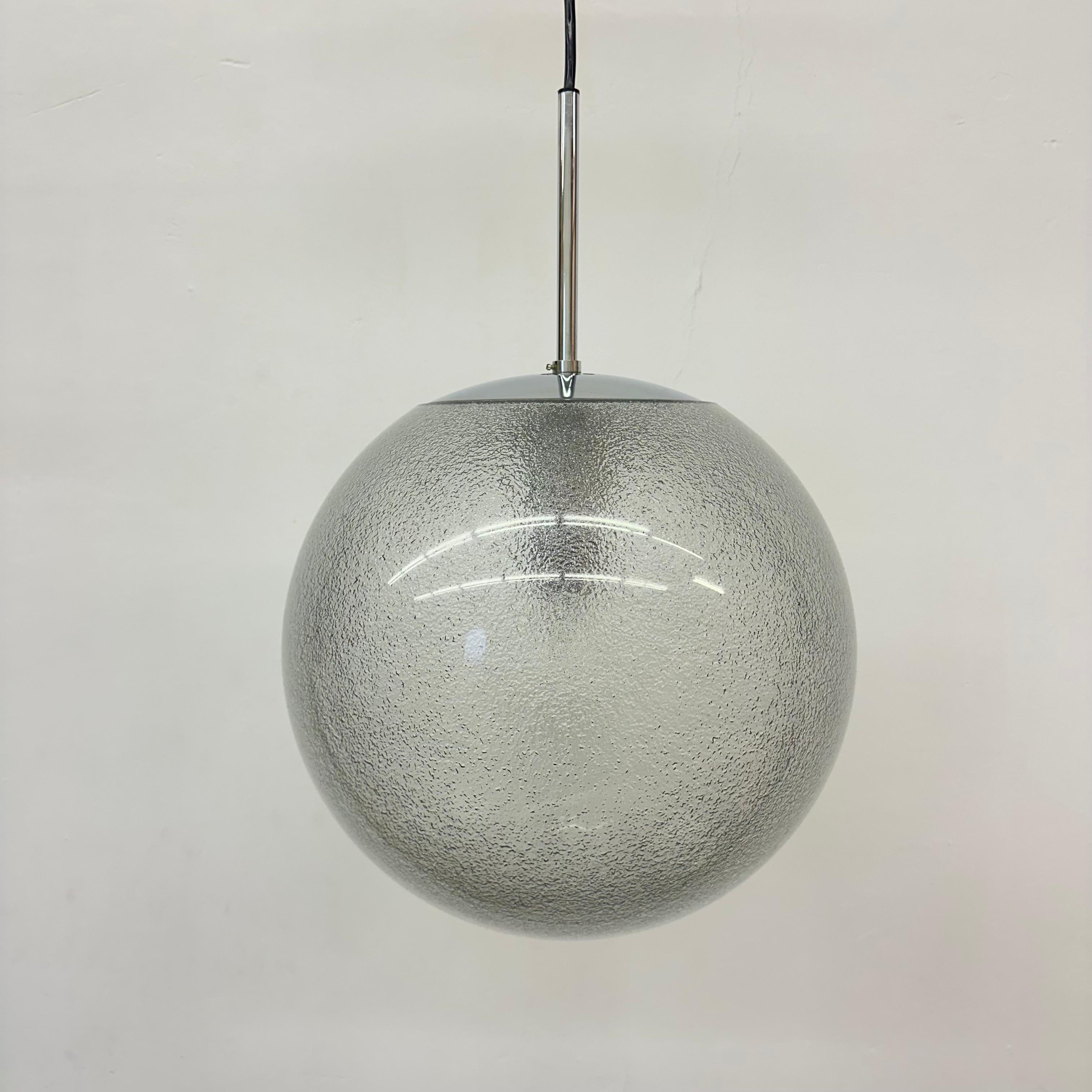Lampada a sospensione Glashütte Limburg , anni '70 in vendita 8
