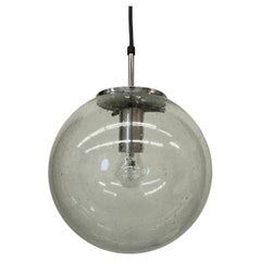 Limburg Glashütte Hängelampe Globus 1970er Jahre Deutschland