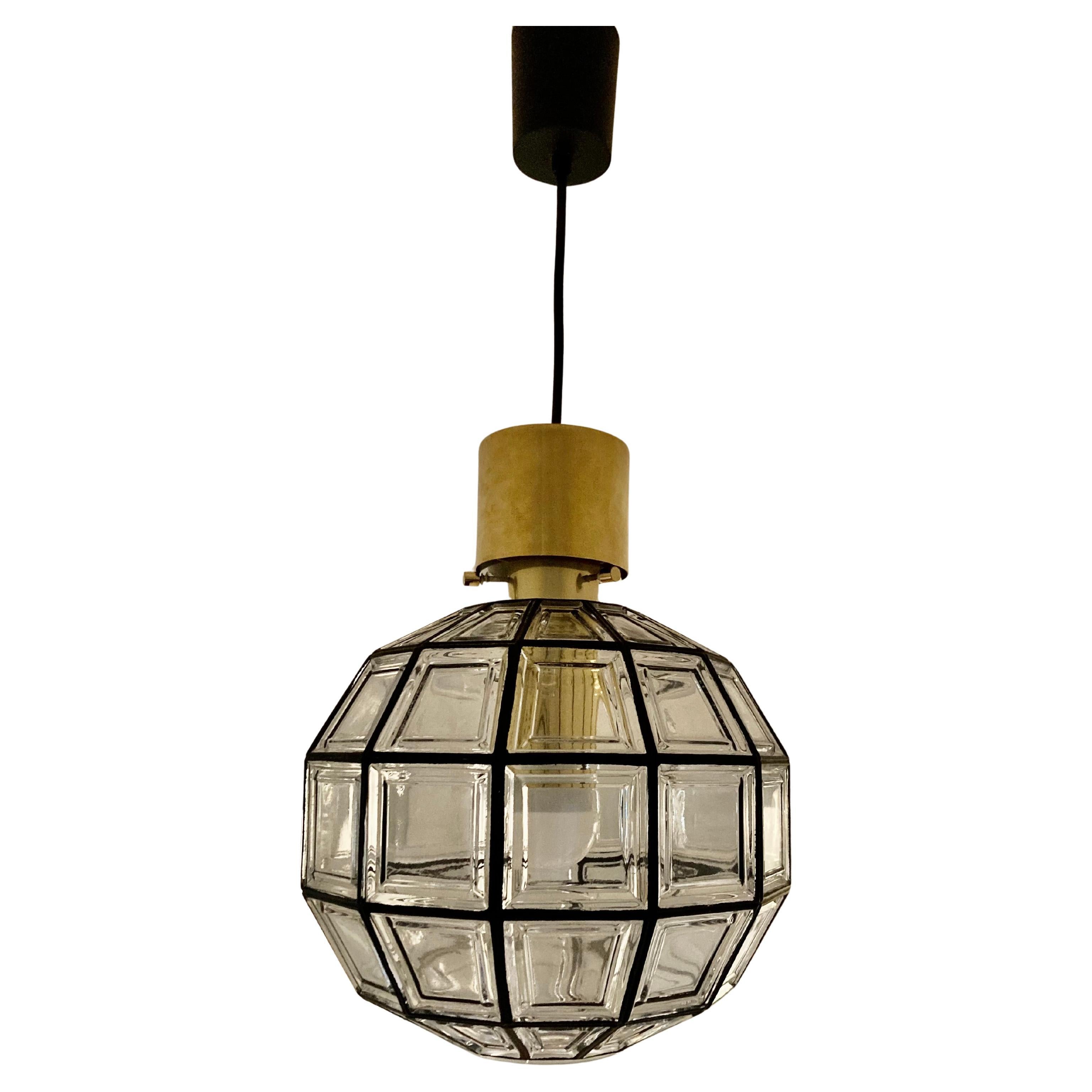 Mid-Century Modern Limburg Glashutte Lantern For Sale