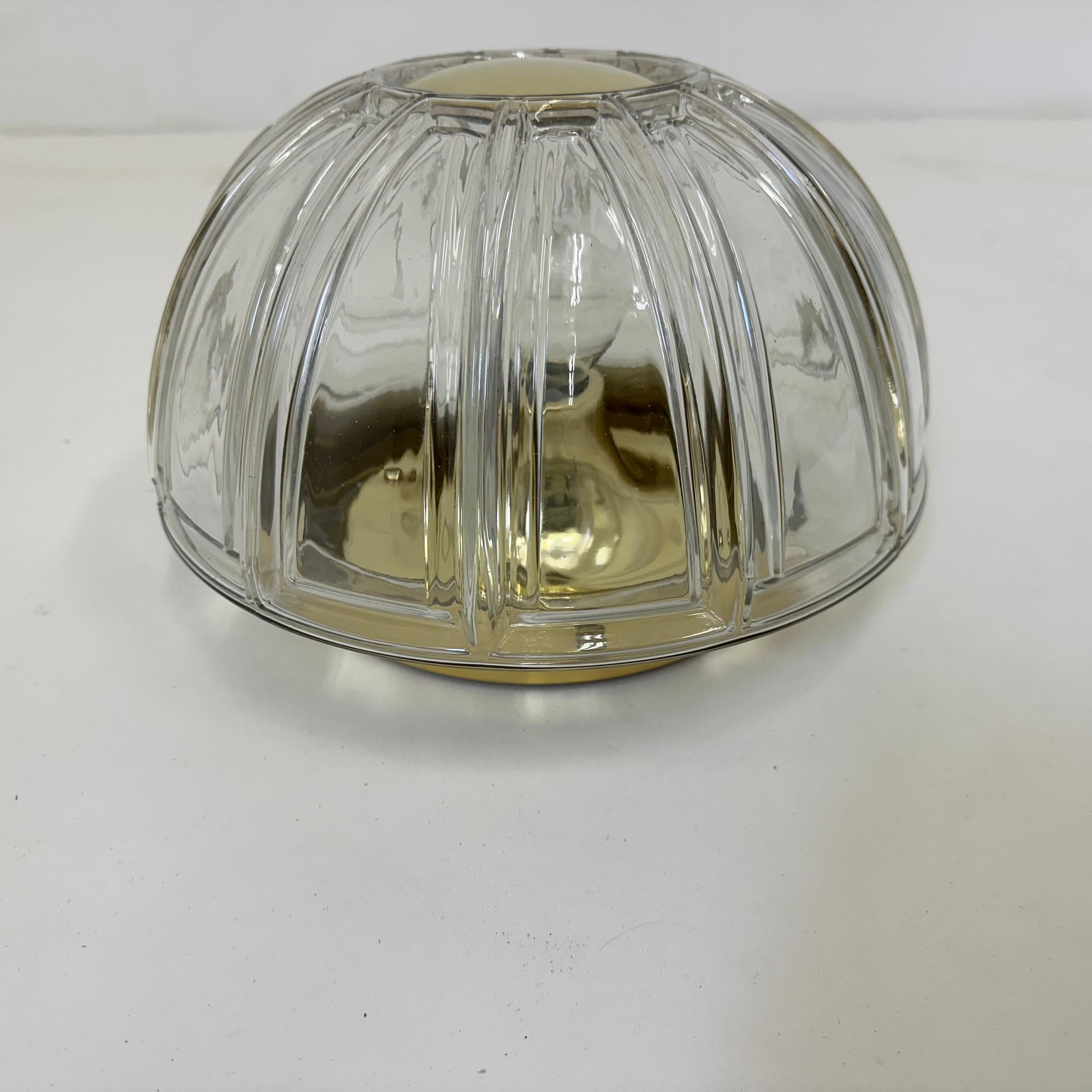 Limburg Glashutte sconce wall / ceiling lamp, 1970’s For Sale 4
