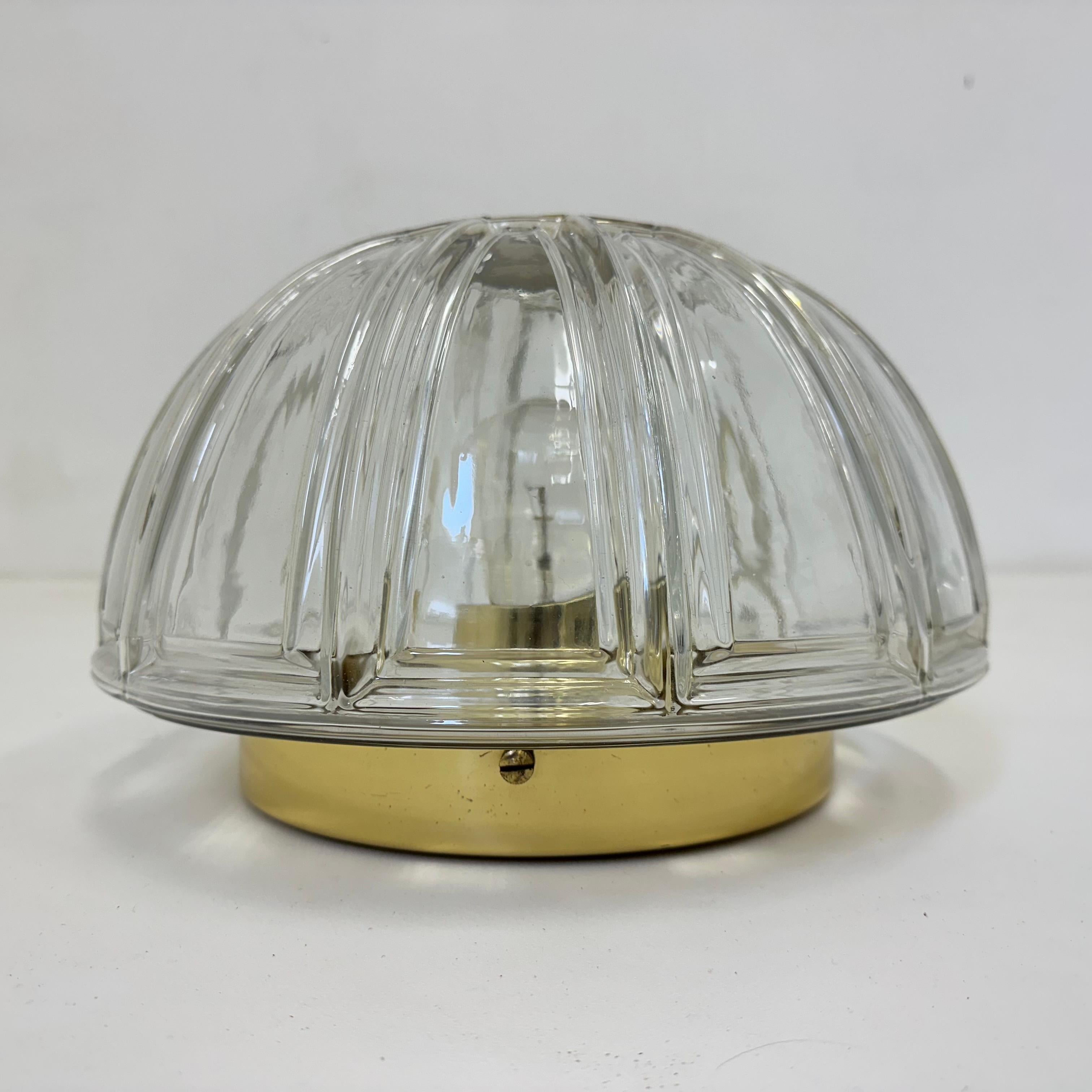 Limburg Glashutte sconce wall / ceiling lamp, 1970’s For Sale 6