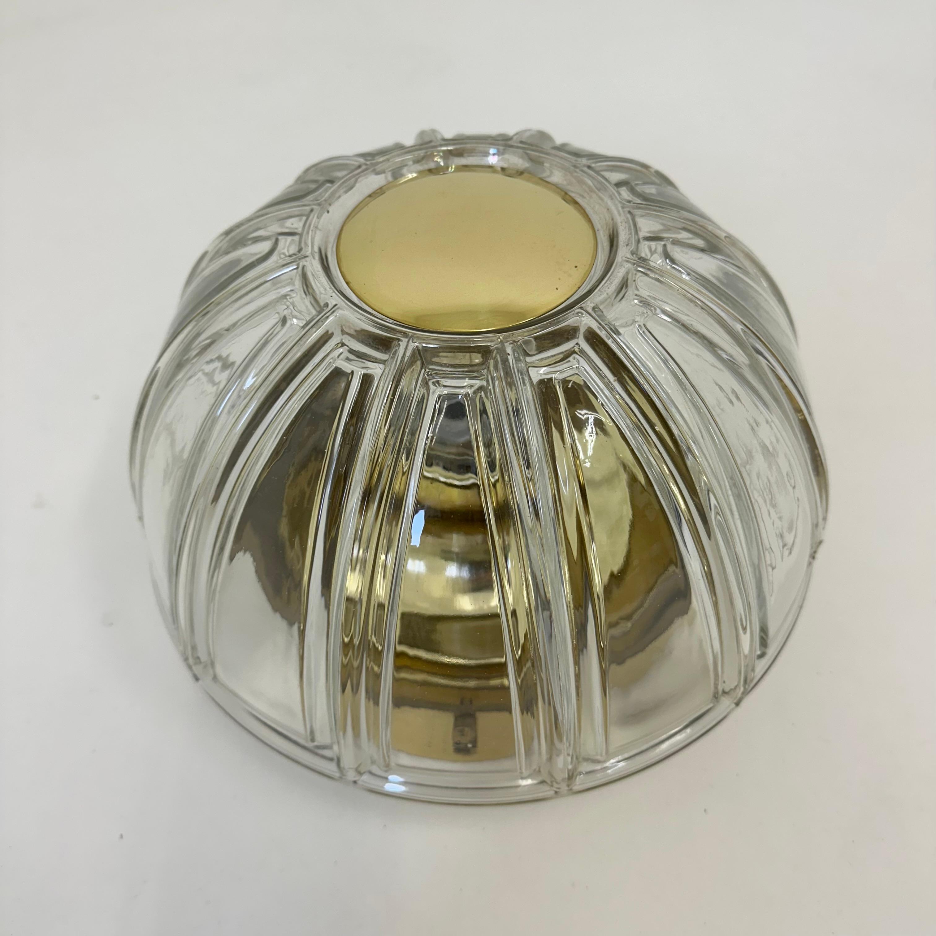 Limburg Glashutte sconce wall / ceiling lamp, 1970’s For Sale 7