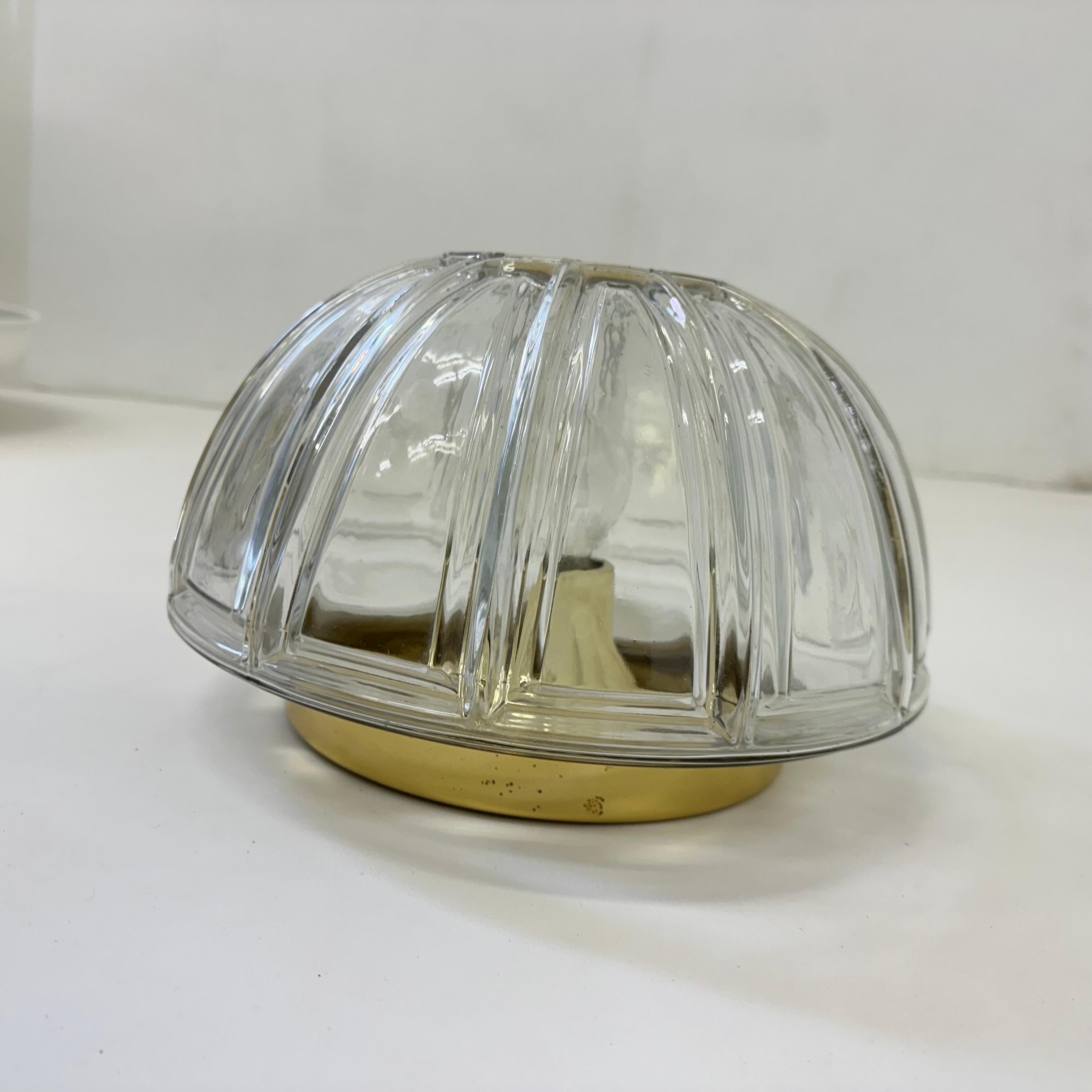 Late 20th Century Limburg Glashutte sconce wall / ceiling lamp, 1970’s For Sale