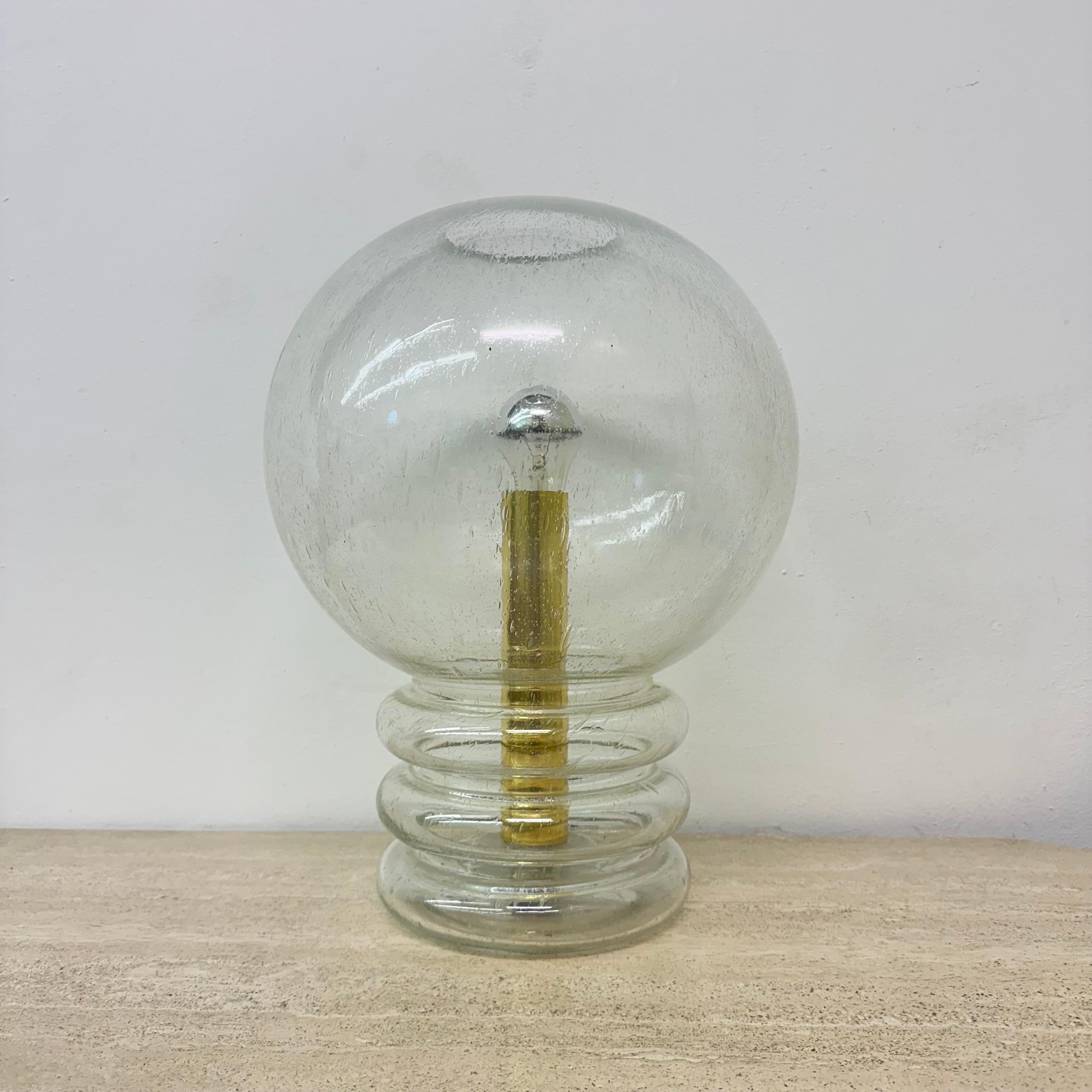 Limburg glashütte table lamp , 1970s For Sale 4