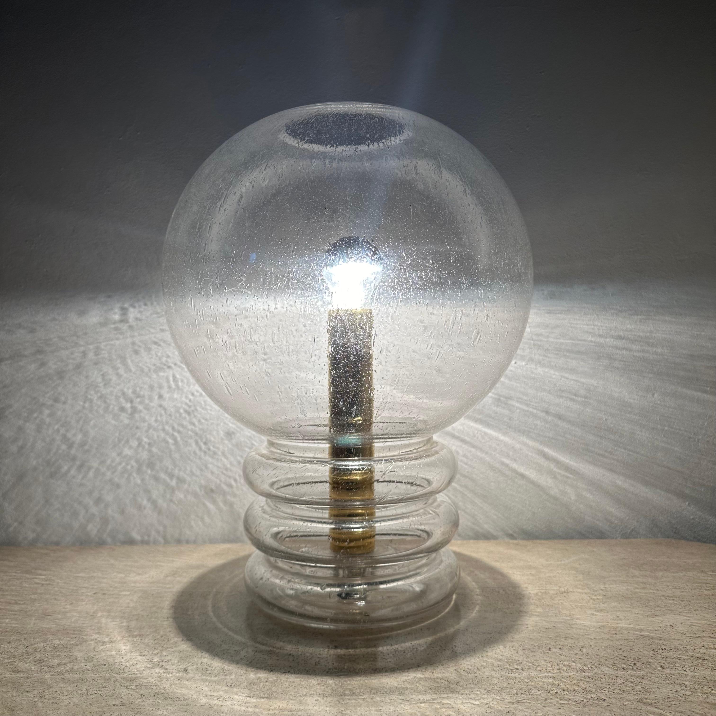 Mid-Century Modern Limburg glashütte table lamp , 1970s For Sale