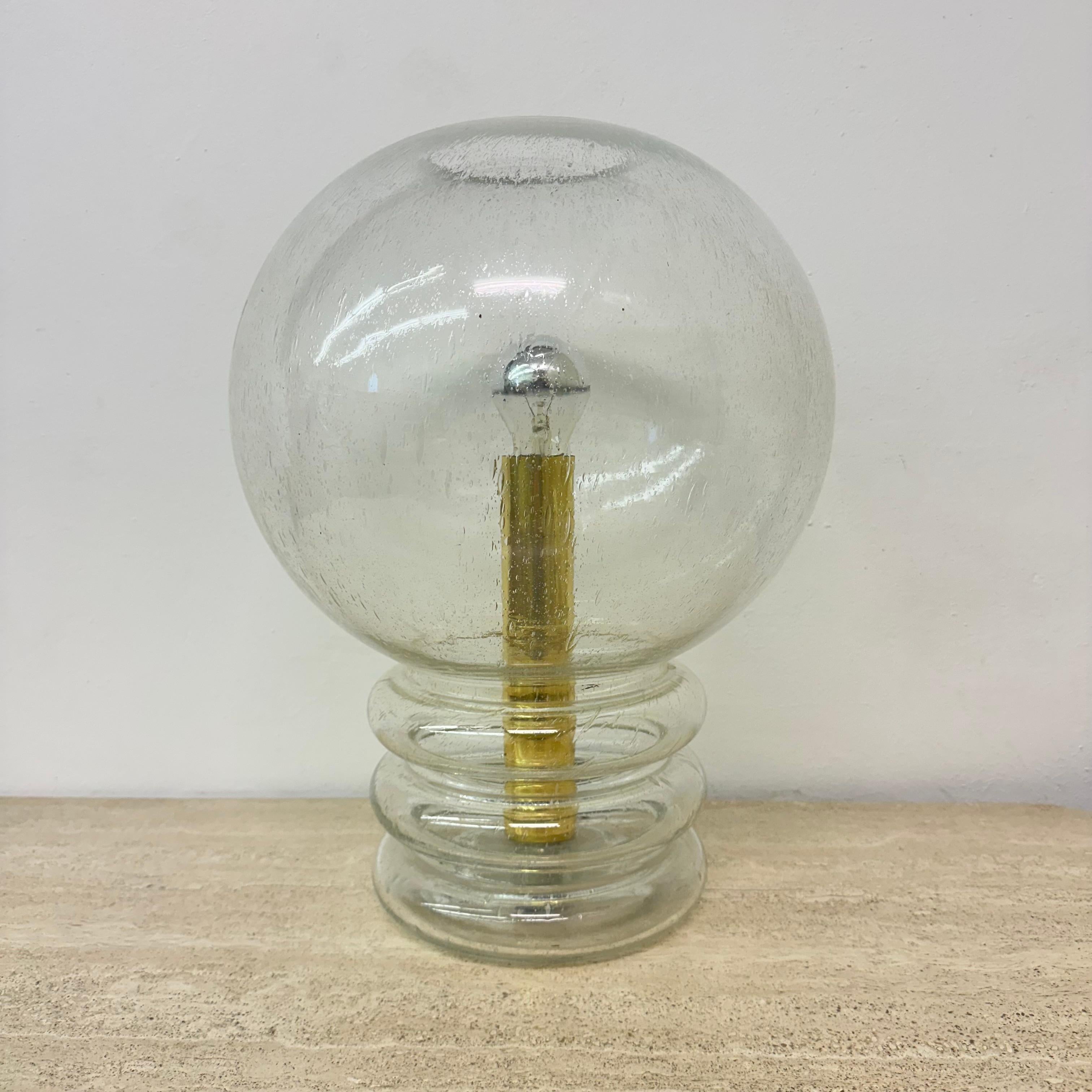 Limburg glashütte table lamp , 1970s For Sale 2
