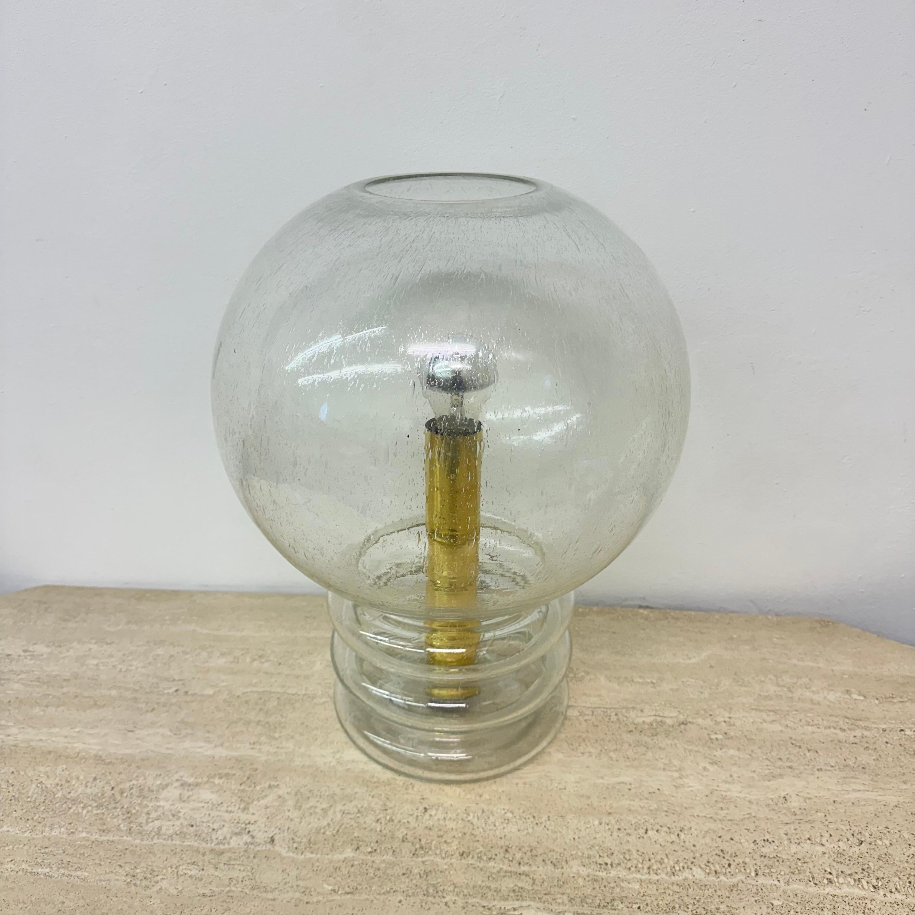 Limburg glashütte table lamp , 1970s For Sale 3