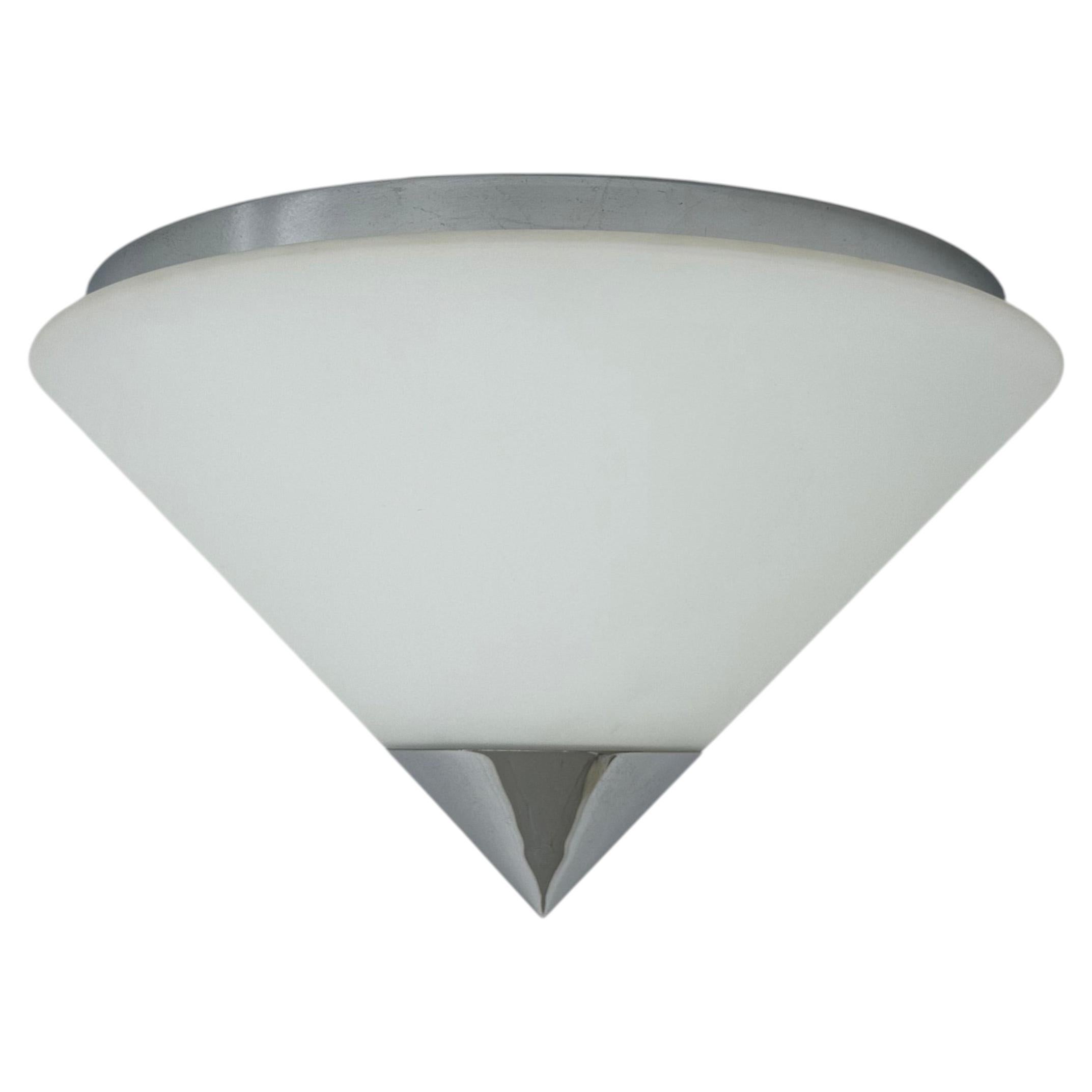 Limburg Glashütte wall ceiling lamp flush mount , 1970’s For Sale