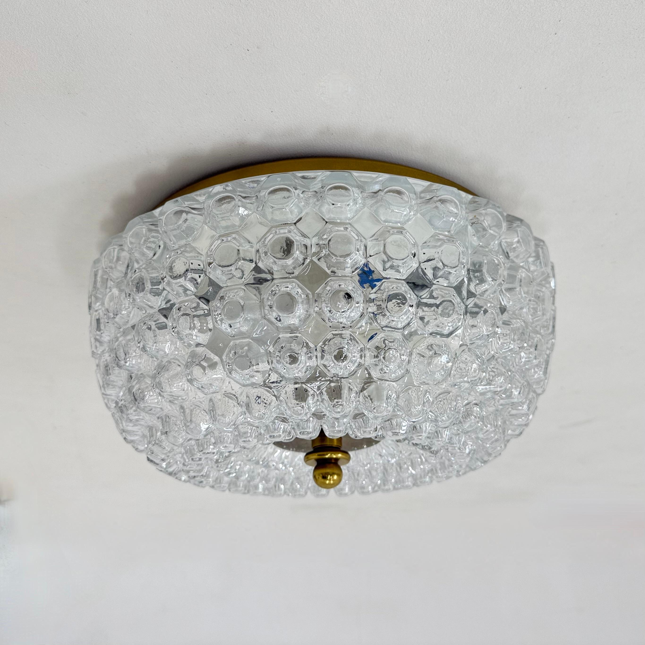 Limburg Limburg Glashütte ceiling lamp , 1970s For Sale 4