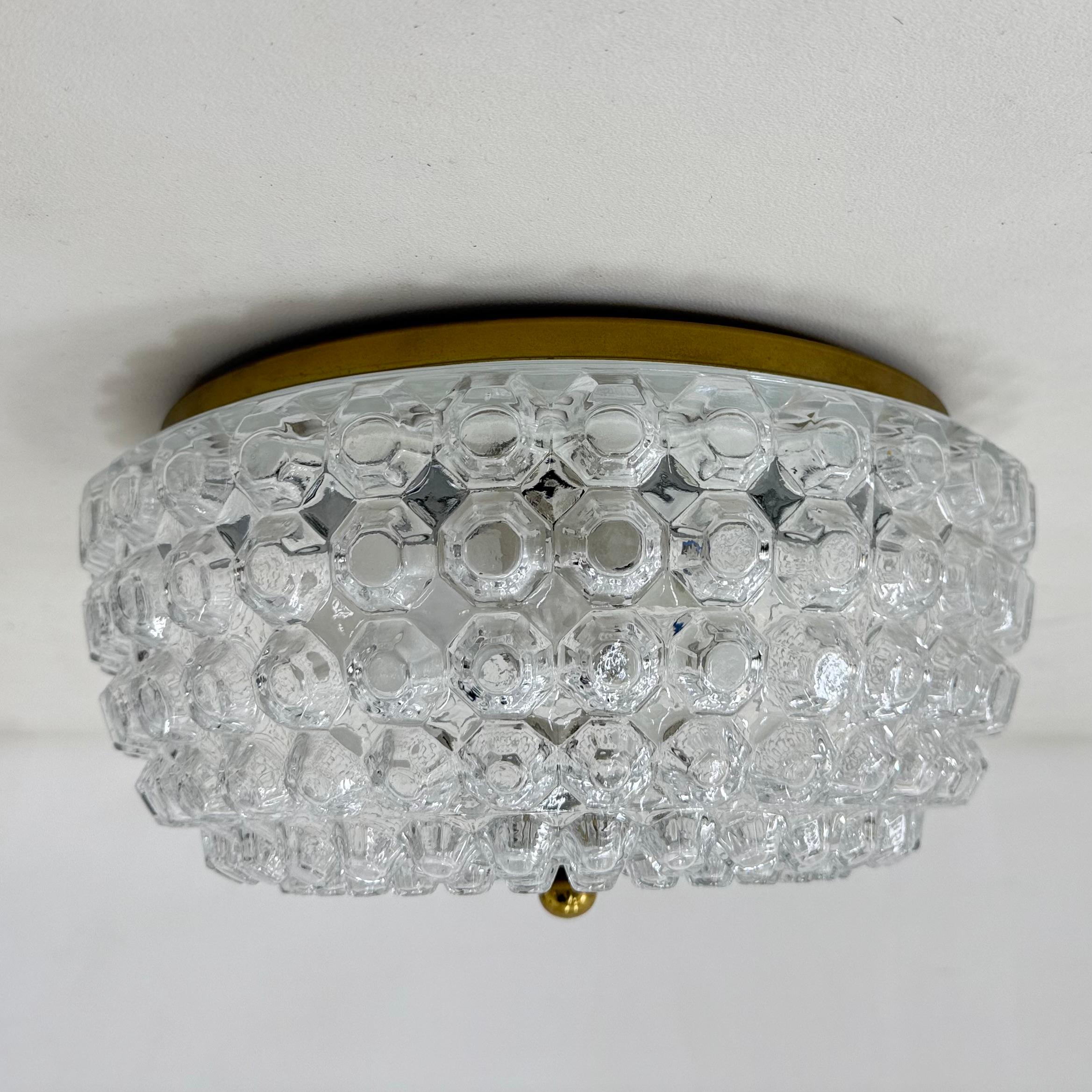 Limburg Limburg Glashütte ceiling lamp , 1970s For Sale 5