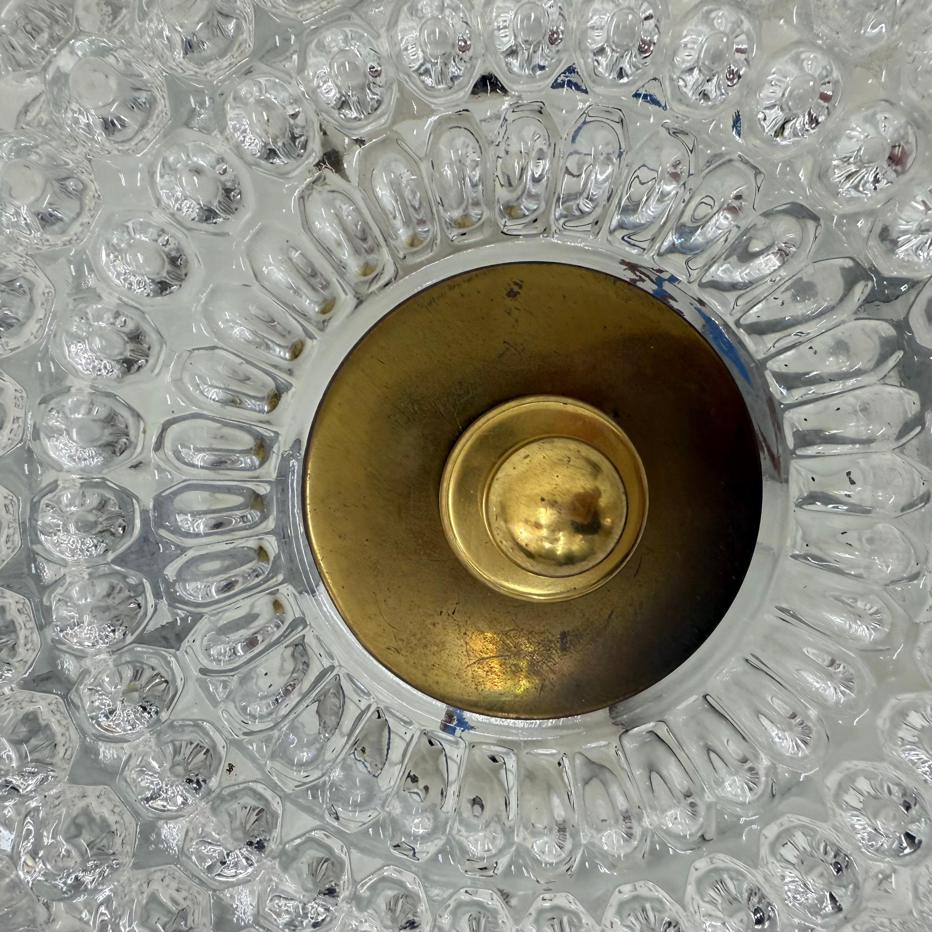 Limburg Limburg Glashütte ceiling lamp , 1970s For Sale 6