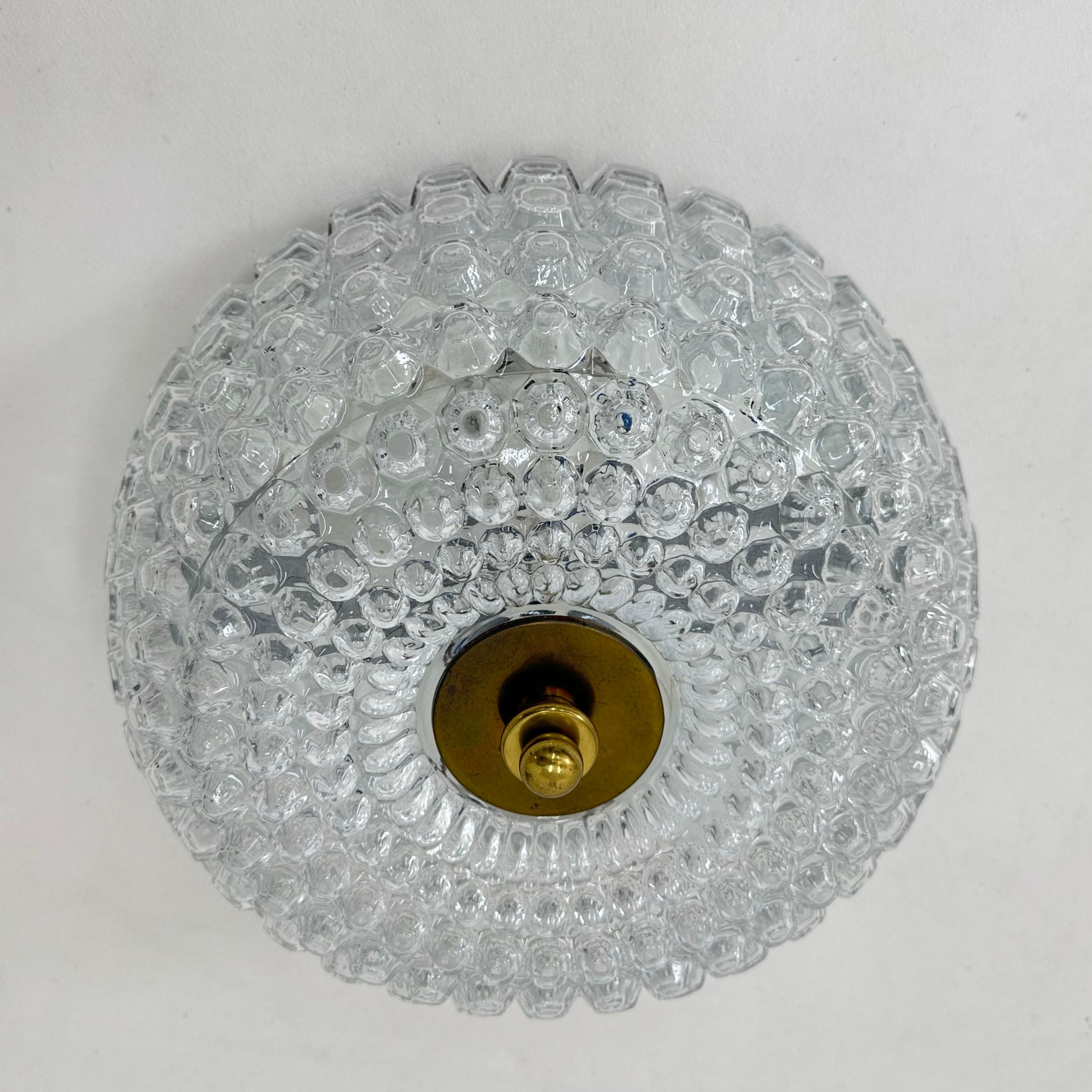 Limburg Limburg Glashütte ceiling lamp , 1970s For Sale 7