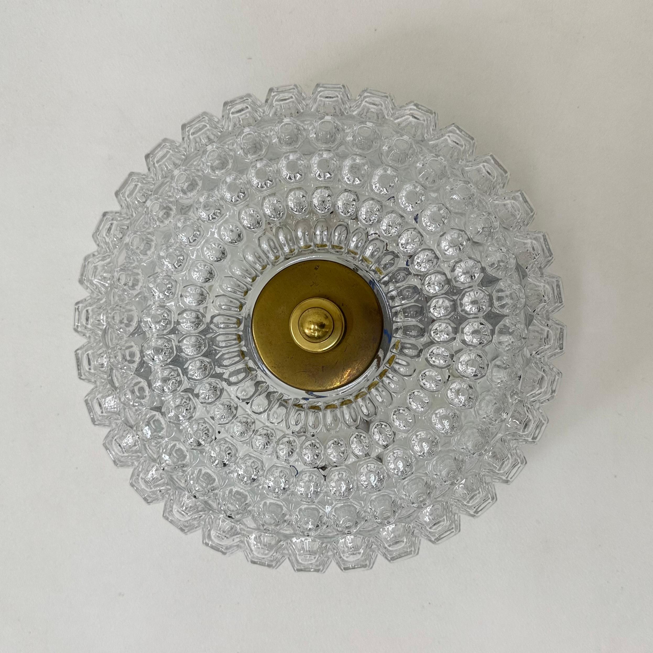 Limburg Limburg Glashütte ceiling lamp , 1970s For Sale 9