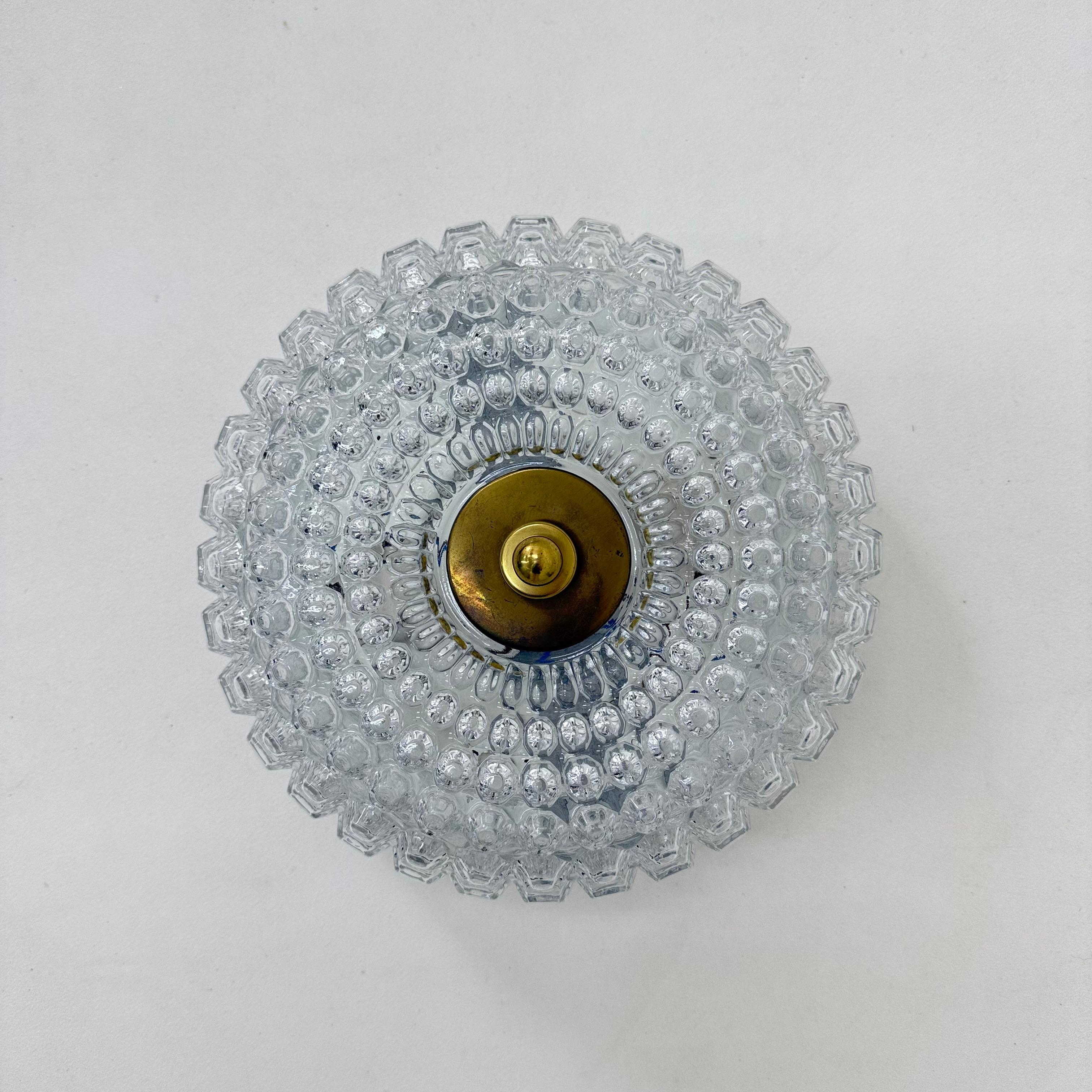 Limburg Limburg Glashütte ceiling lamp , 1970s For Sale 1