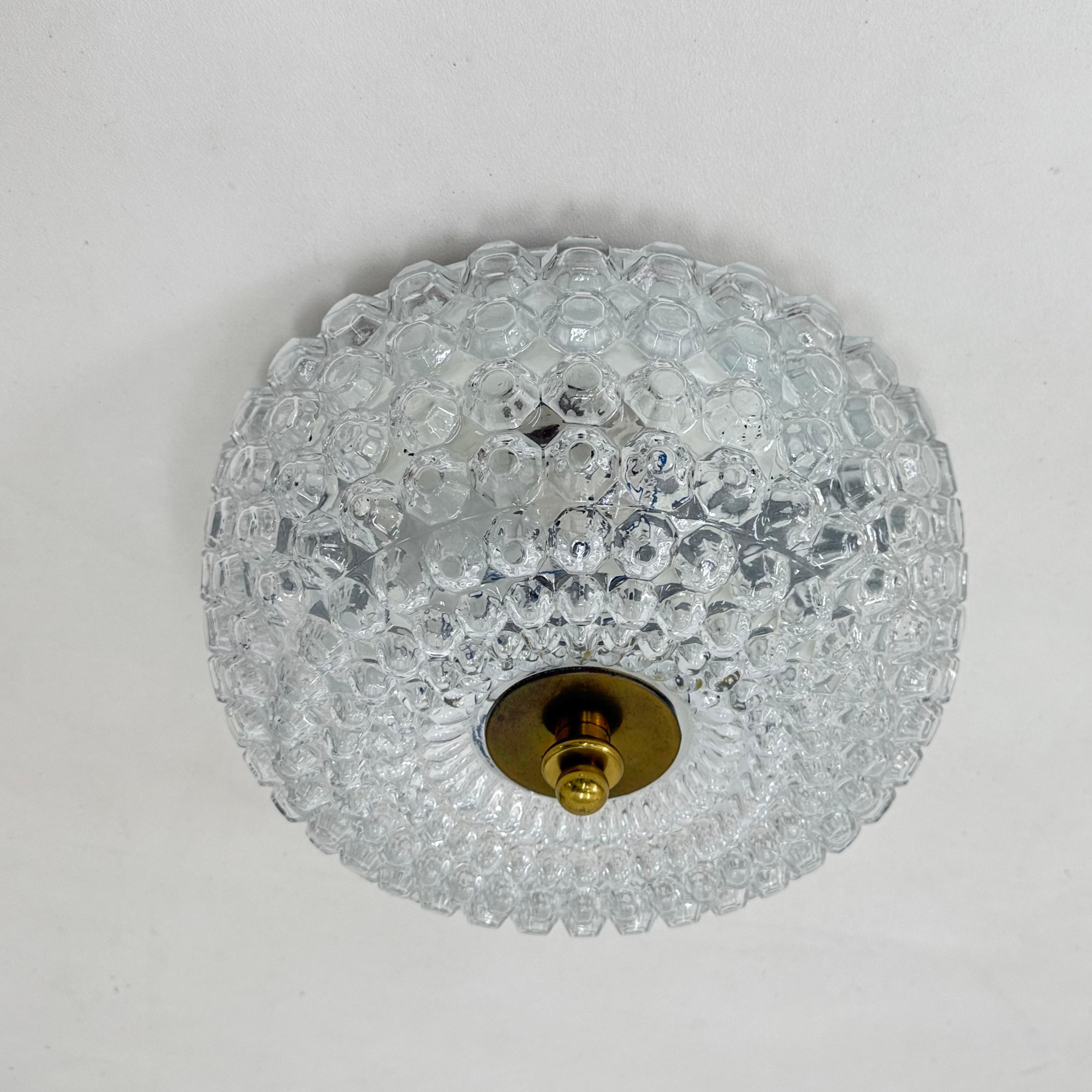 Limburg Limburg Glashütte ceiling lamp , 1970s For Sale 2