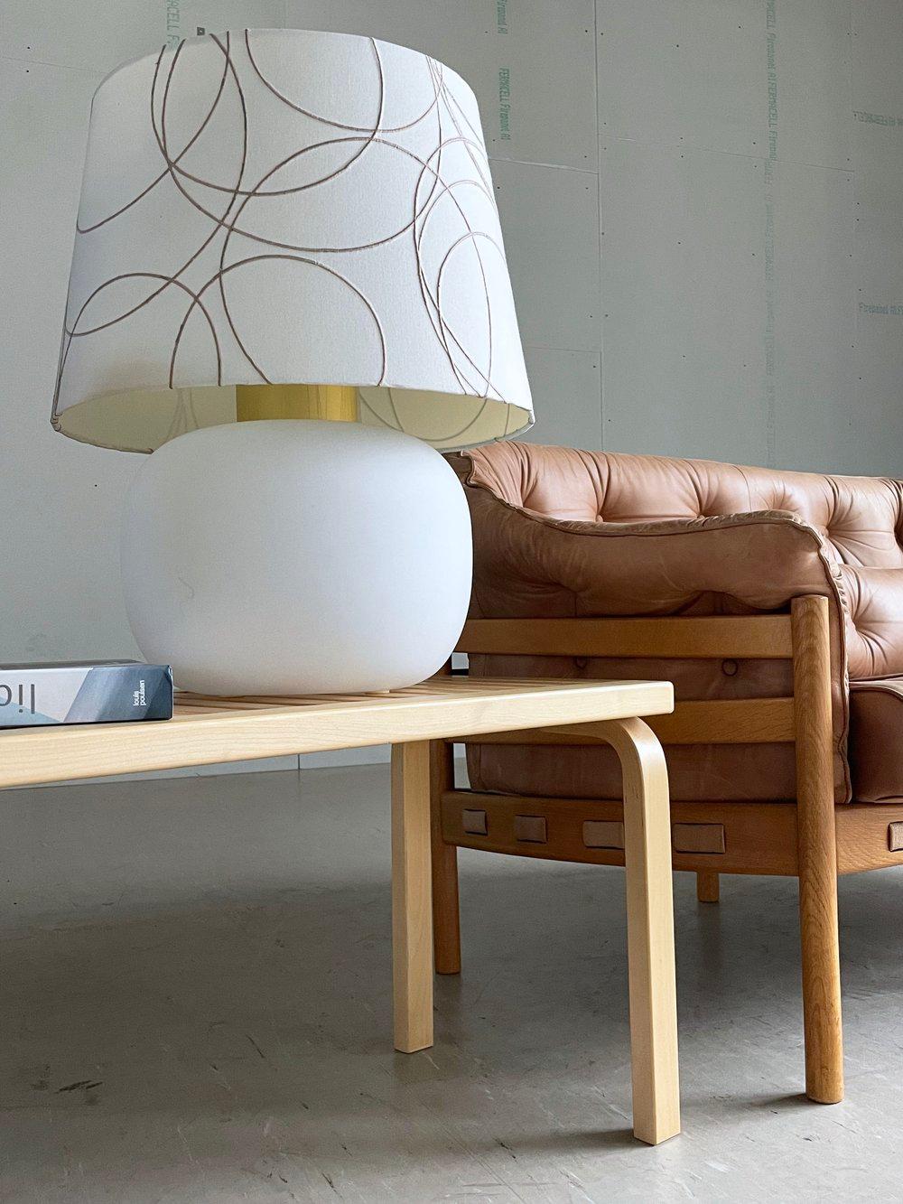 Limburg Opaline Glass Table Lamp by Heinz-Josef Ohm, 1968 For Sale 4