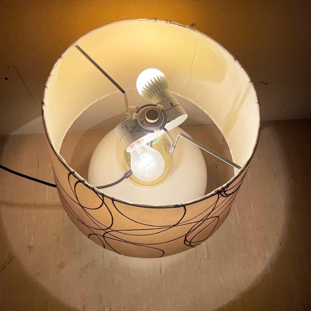 Limburg Opaline Glass Table Lamp by Heinz-Josef Ohm, 1968 For Sale 5