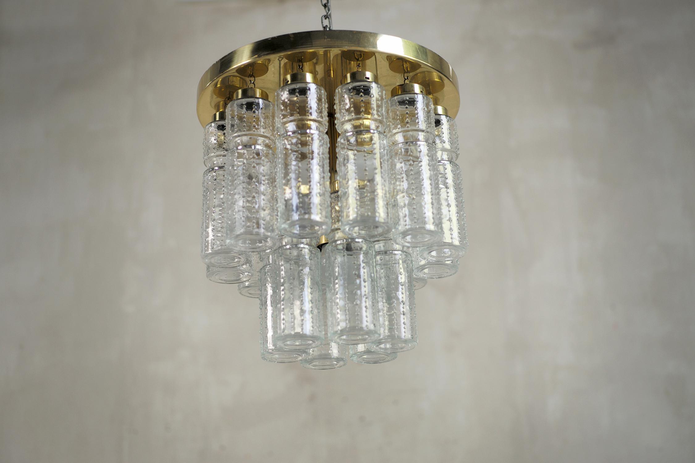 Mid-20th Century Limburg, Set of 3 Ceiling Lights, Germany 1960 For Sale