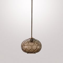Limburg Smoked Glass Honeycomb Pendant Light