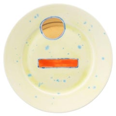 Lime Gold Bread Rim Plate