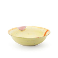 Lime Gold Large Salad Bowl