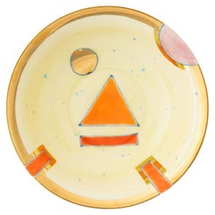 Lime Gold Large Salad Bowl