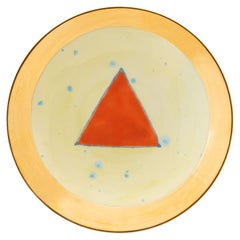 Lime Gold Soup Coupe Plate