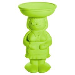 Lime Green Amanda Side Table by Favaretto&Partners