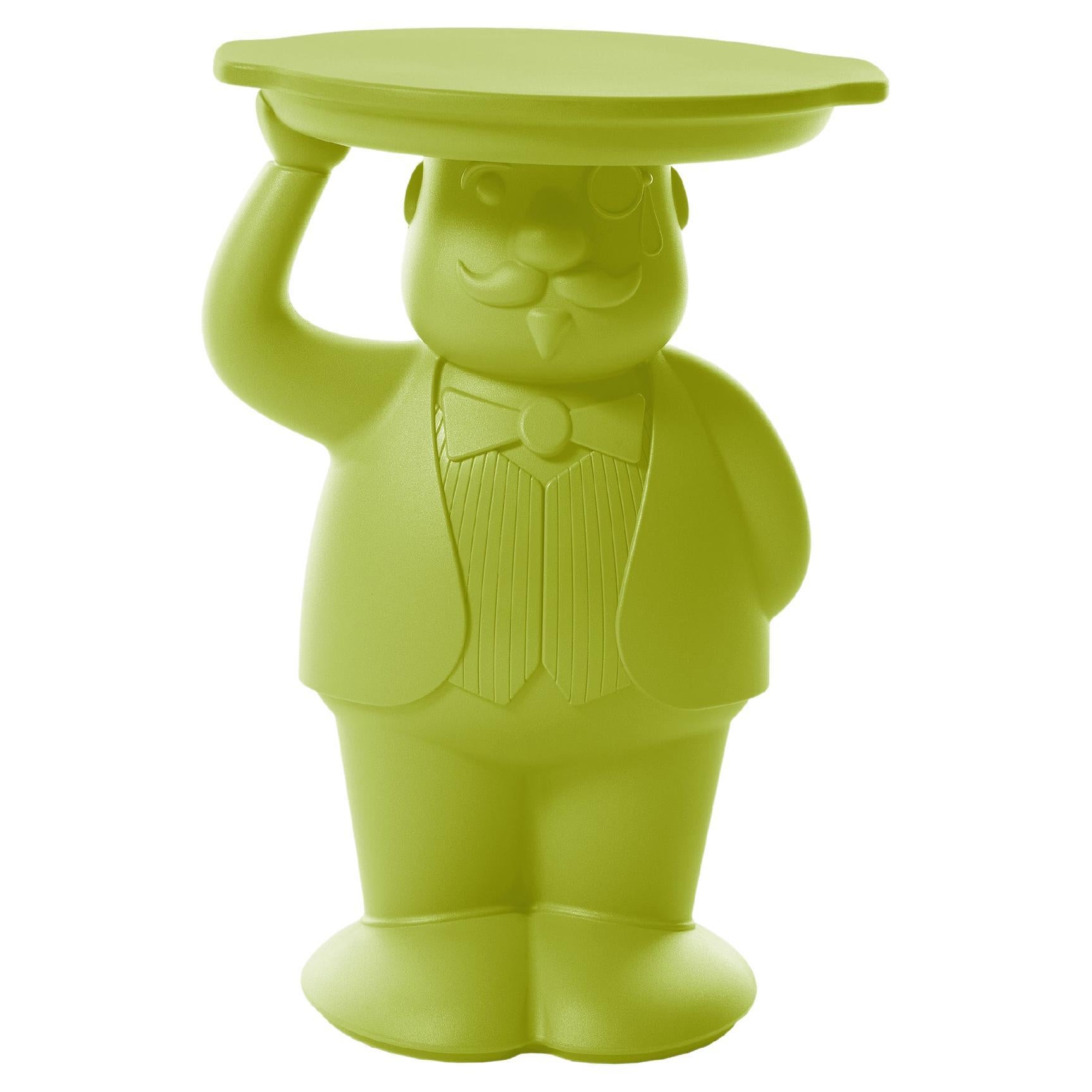 Lime Green Ambrogio Side Table by Favaretto&Partners