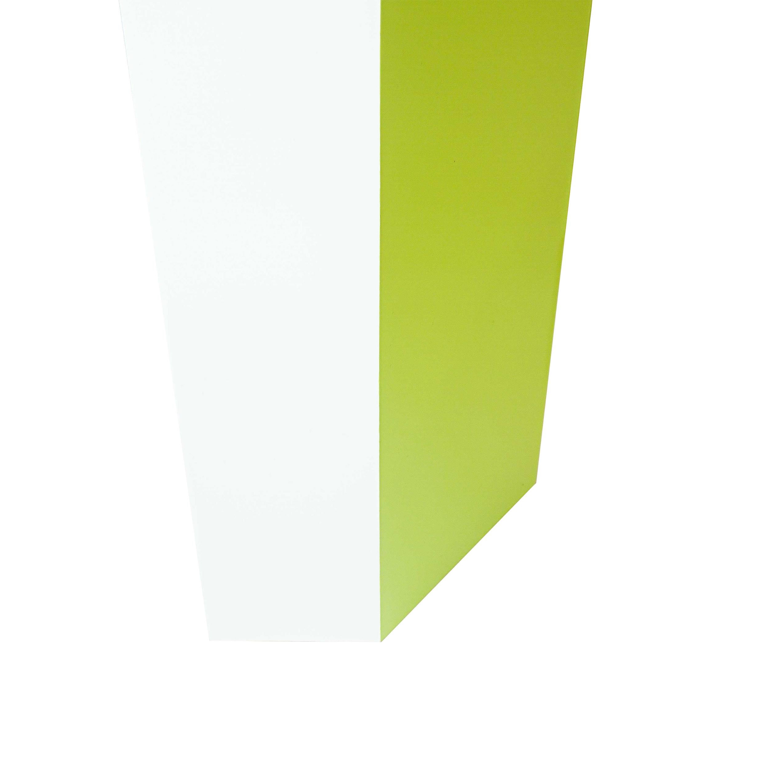 Console en laque vert citron et blanc en vente 5